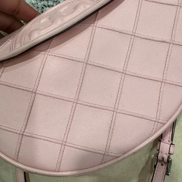 Tory Burch mini soft Fleming crescent bag - Picture 7 of 8